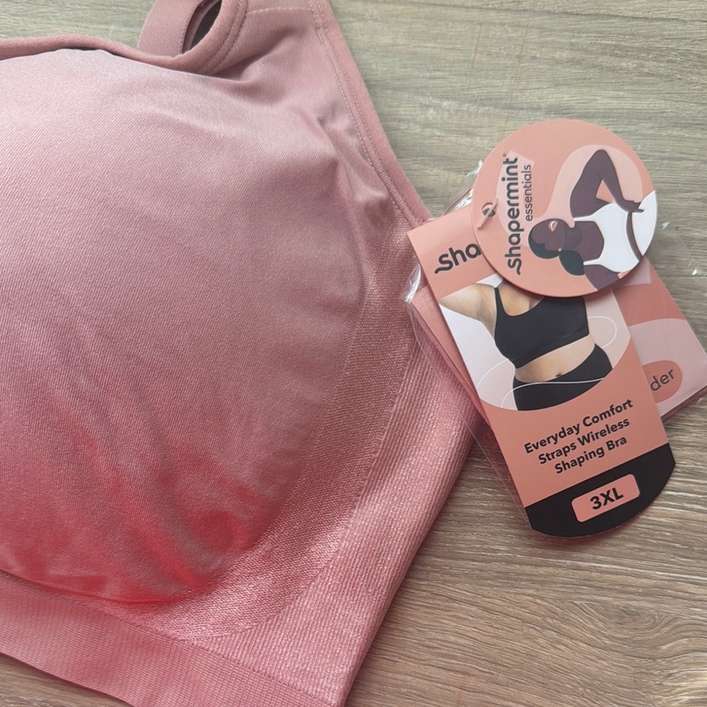 Shapermint Pink Wireless Shaping Bra